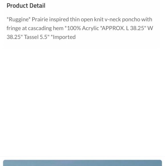 🔥New Ruggine poncho - Picture 5 of 11